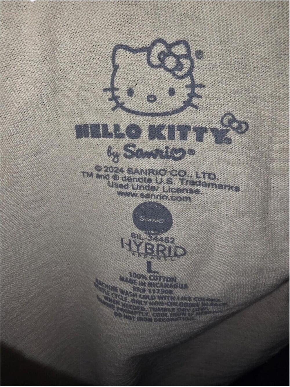 Hello Kitty 'Howdy' Short Sleeve Graphic Tee - Large - Picture 4 of 4